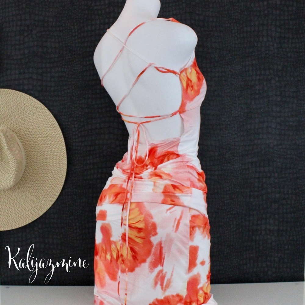 SUNSET TANGO TIE DYE MAXI DRESS ♡ - Picture 13 of 16